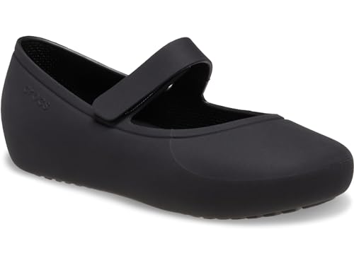 Crocs Brooklyn Mary Jane Flat T Flach, Schwarz, 22 EU von Crocs