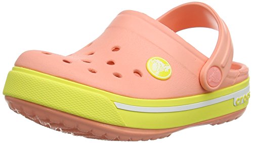 Crocs Cband2.5ClogK, Unisex-Kinder Clogs, Pink (Melon/Chartreuse 6IY), 29/31 EU von Crocs