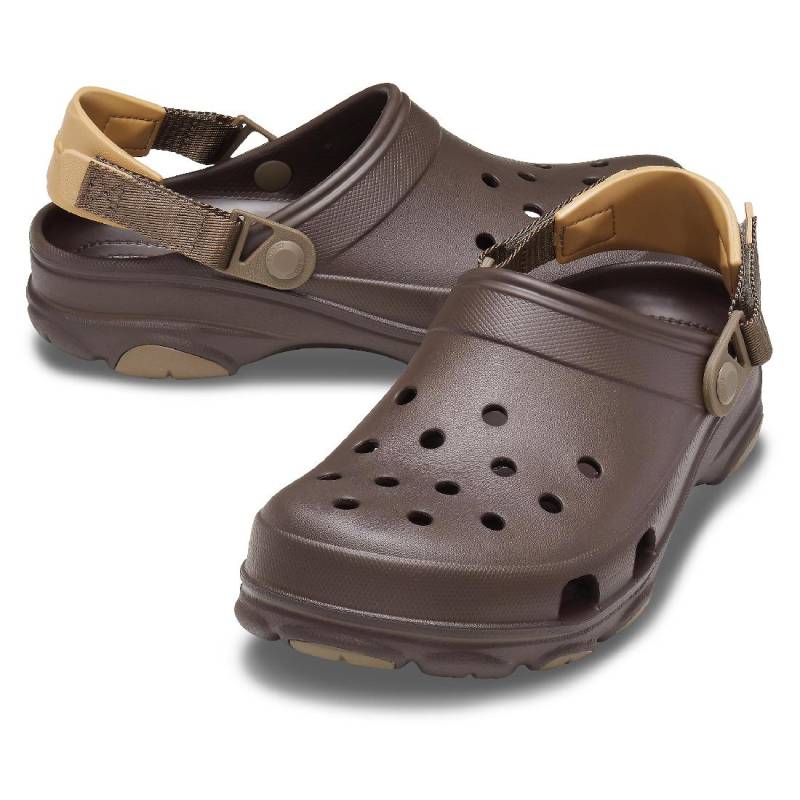 Crocs Classic All Terrain Clog Roomy Fit Unisex Sandale Hausschuh 206340 Braun von Crocs