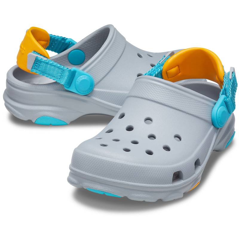 Crocs Classic All Terrain K Kinder Clog Roomy Fit 207011 grau von Crocs