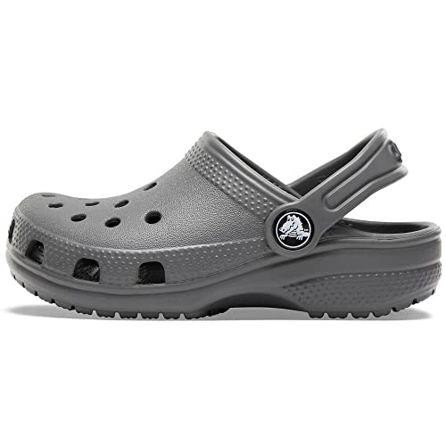 Crocs Classic Clog – Unisex Clogs für Kinder – Wasserfreundlich und schnell trocknend – Schiefergrau – Größe 27-28 von Crocs