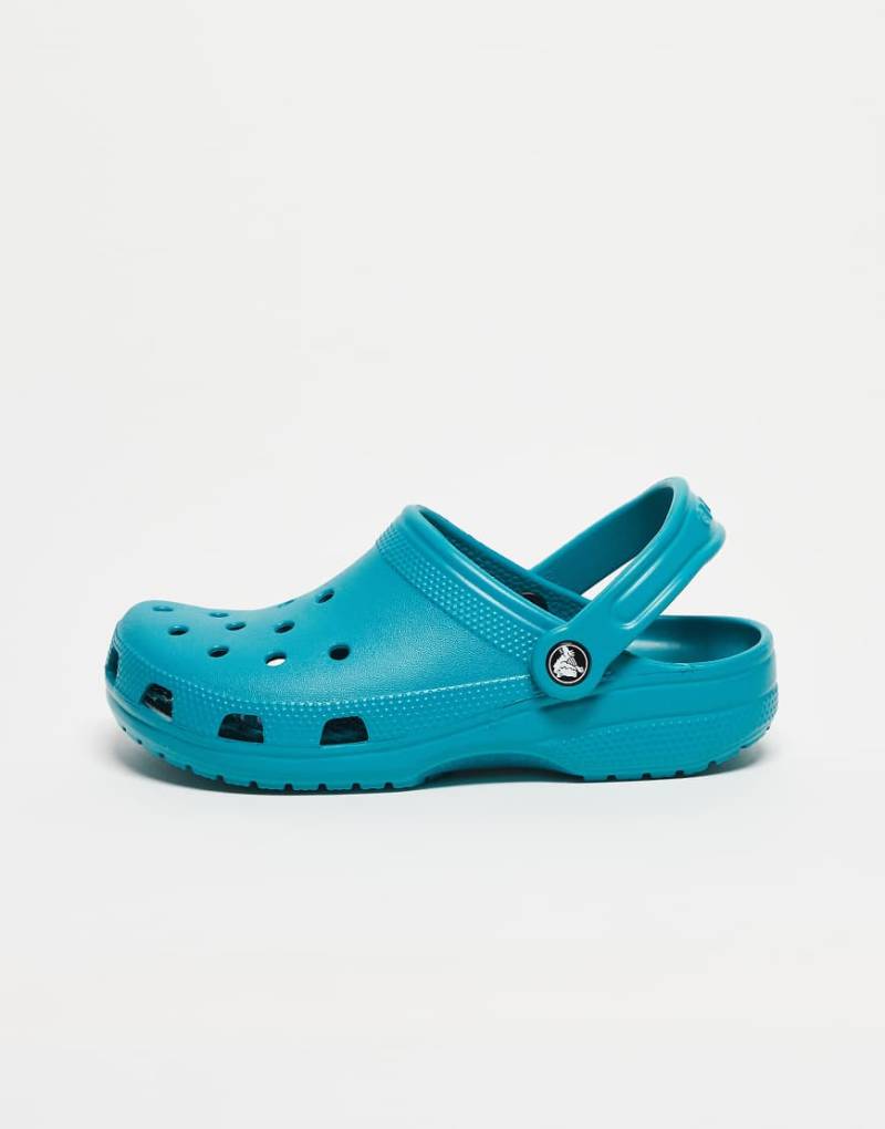 Crocs - Classic - Clogs in Blaugrün von Crocs