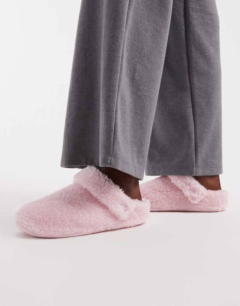 Crocs - Cozzzy - Hausschuhe aus Fleece in Pink Milk-Rosa von Crocs