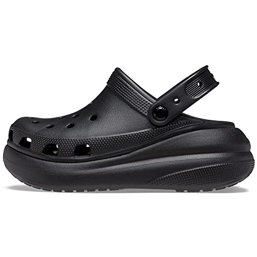 Crocs Classic Crush Clog 207521-001, Womens slides, black, 41/42 EU von Crocs