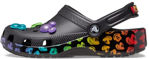 Crocs Classic Disney Rainbow Celeb Clog Black/Multi 46-47 von Crocs