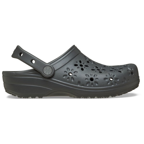 Crocs - Classic Floral Cut Out Clog - Sandalen Gr 38-39 grau von Crocs