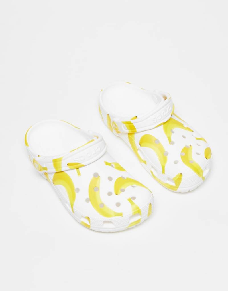 Crocs Classic - Fresh Fruits - Clogs mit Bananenprint-Bunt von Crocs