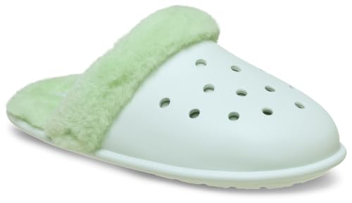 Crocs Classic Fuzz Scuff 45-46 EU Mint Tint von Crocs