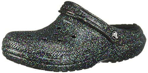 Crocs Unisex Classic Lined Clog Holzschuh, Starry Skies Glitter, 37/38 EU (M5/W7) von Crocs