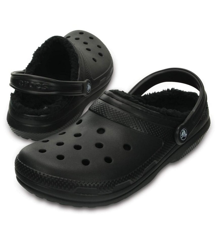 Crocs Classic Lined Clog (mit innenfutter) schwarz Sandale Badeschuh von Crocs