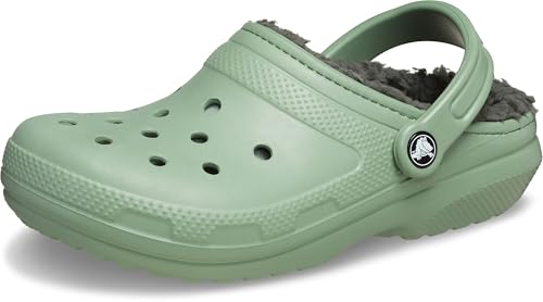 Crocs Classic Lined Clog 33-34 EU Moss/Multi von Crocs