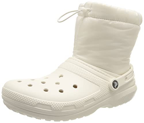 Crocs Classic Lined Neo Puff Boot 206630-143, Womens Boots, White, 38/39 EU von Crocs