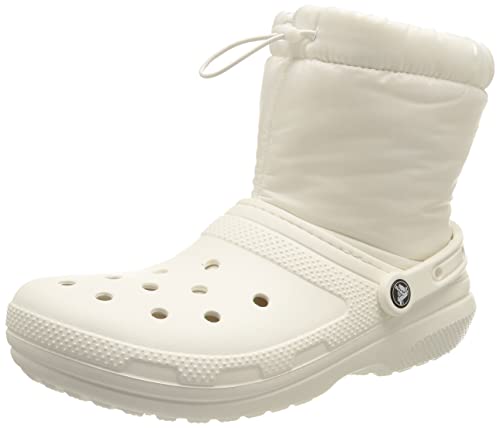 Crocs Classic Lined Neo Puff Boot 206630-143, Womens Boots, White, 39/40 EU von Crocs