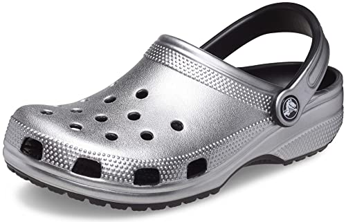 Crocs Classic Metallic Clog 38-39 EU Silver Metallic von Crocs