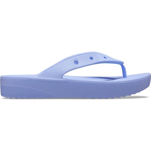 Crocs Damen Classic Platform Flip Flop Flipflop, Moon Jelly, 42 EU von Crocs