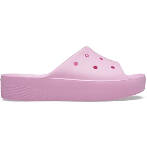Crocs Damen Classic Slide | Plateau Sandalen, Flamingo, 42,5 bis 43 von Crocs