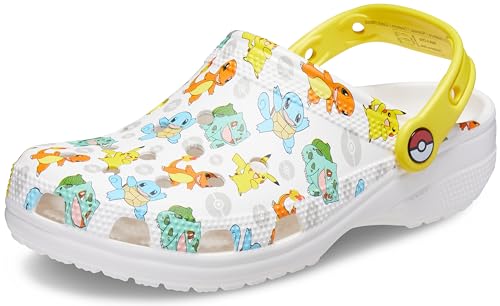 Crocs Classic Pokemon 2 Clog Holzschuh, White/Multi von Crocs