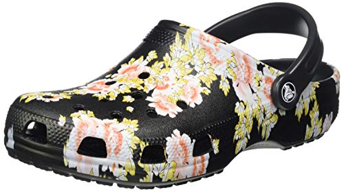 crocs Classic Printed Floral Clog Schwarz/Floral Croslite 33 EU von Crocs