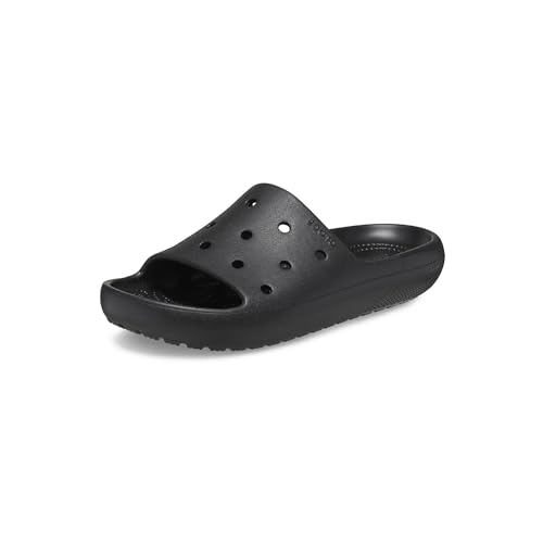 Crocs Unisex Classic Slide V2 Slide, Schwarz, 37/38 EU von Crocs