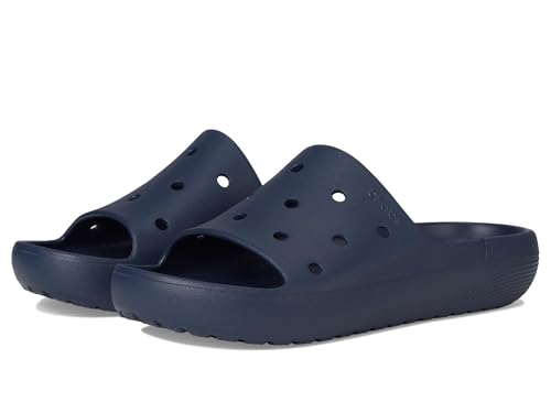 Crocs Unisex Erwachsene Classic Slide v2 Badeschlappen, Navy, 48/49 EU von Crocs