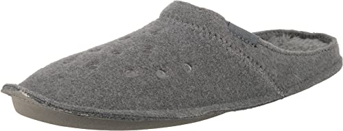 Crocs Classic Slipper, Unisex-Erwachsene Niedrig, Classic Slipper-Charcoal/Charcoal, 41/42 EU von Crocs