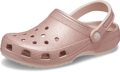 Crocs Classic Glitter Clog 41-42 EU Quartz Glitter von Crocs