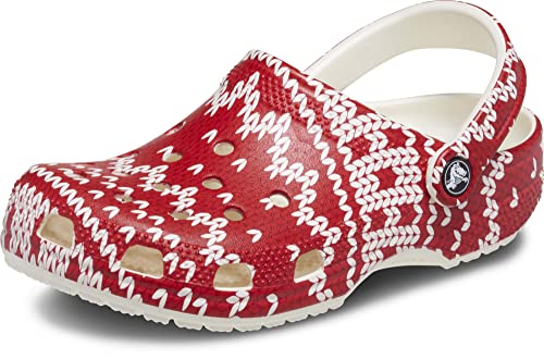 Crocs Unisex-Erwachsene Classic Graphic Clogs, Urlaubspullover-Print, 41/42 EU von Crocs
