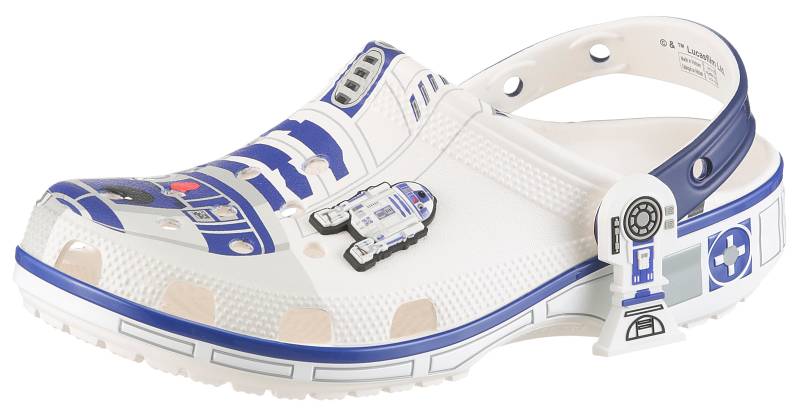 Crocs Clog "STAR WARS™ R2-D2 Kids Classic Clog" Fan Geschenk, Hausschuh mit 2 exklusiven Jibbitz™-Ansteckern von Crocs