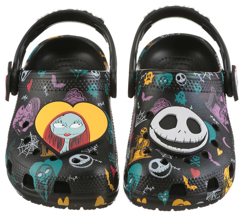 Crocs Clog "The Nightmare Before Christmas Jack and Sally Classic Clog" Hausschuh mit zwei übergroßen Jibbitz™-Ansteckern von Crocs