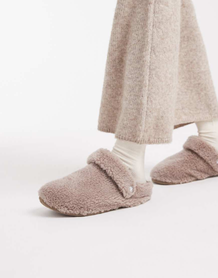 Crocs - Cozzzy - Hausschuhe in Pilzbraun-Neutral von Crocs
