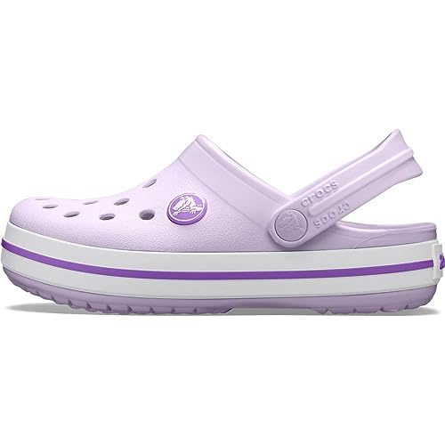 Crocs Unisex Kids Crocband Clog T, Lavender/Neon Purple, 20/21 EU von Crocs