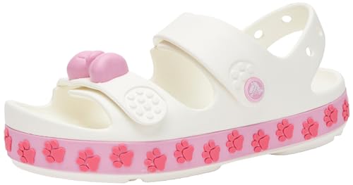 Crocs Crocband Cruiser Sandal K, Sandale, White/Pink Tweed, von Crocs