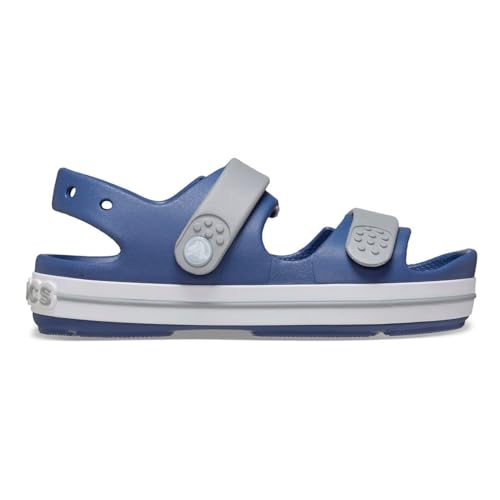 Crocs Crocband Cruiser Sandal K, Sandale, Bijou Blue/Light Grey, von Crocs