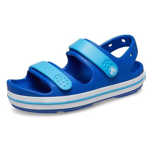 Crocs Unisex Kinder Crocband Cruiser Sandal K Sandalen, Blue Bolt/Venetian Blue, 33/34 EU von Crocs