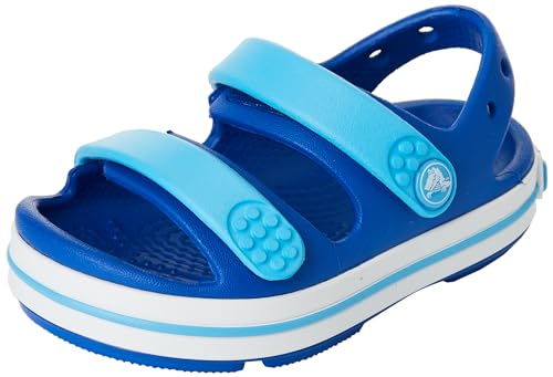 Crocs Unisex Kinder Crocband Cruiser Sandal T Sandalen, Blue Bolt/Venetian Blue, 24/25 EU Crocs Unisex Kinder Crocband Cruiser Sandal T Sandalen, Blue Bolt/Venetian Blue, 24/25 EU von Crocs