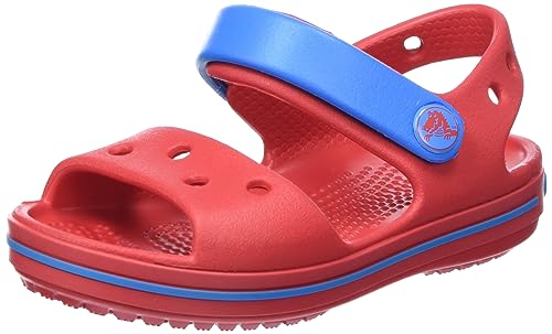 Crocs Crocband Sandal Kids, Holzschuh, Varsity Red, 23-24 von Crocs