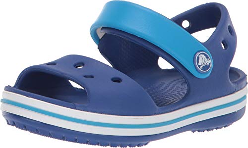 Crocs Crocband Sandal Kids, Unisex - Kinder Sandalen,Blau Navy Rot,23/24 EU von Crocs