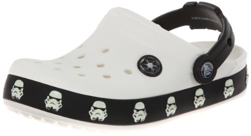 Crocs Crocband Star Wars Stormtrooper Kids, Jungen Clogs, Weiß (White/Black), 19/21 EU von Crocs