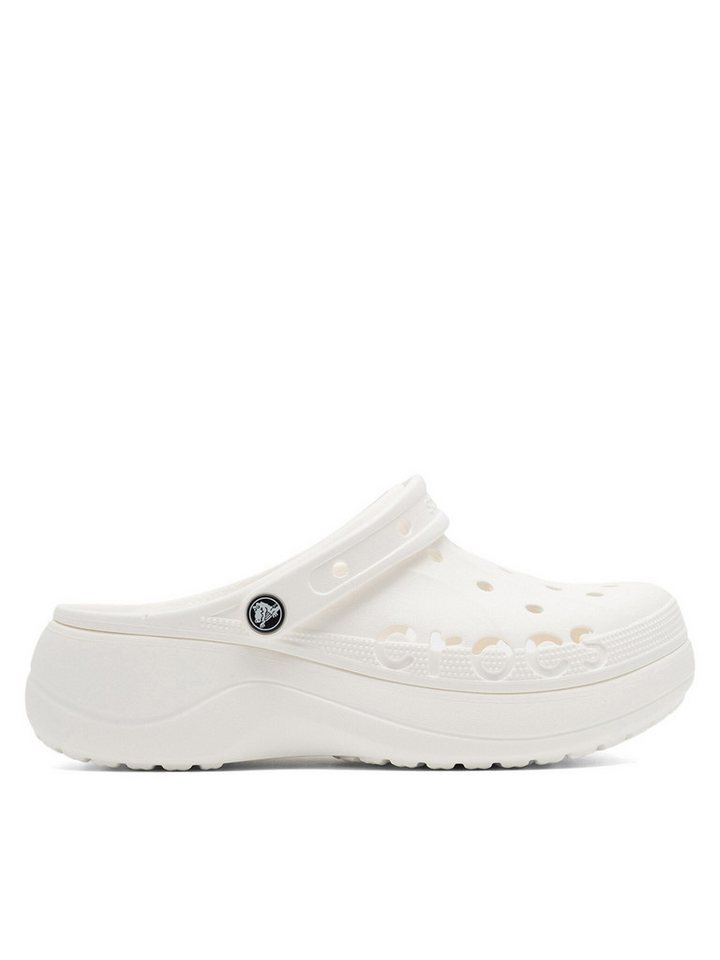 Crocs Crocs Damen Flip-Flops Crocs-C-BAYA PLATFORM CLOG 208186-100 Weiß Weiß Badepantolette von Crocs
