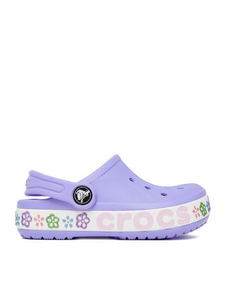 Crocs Crocs Mädchen Flip-Flops Crocs-C-BAYABAND CLOG T 211303-5PY Lila Lila Badepantolette von Crocs