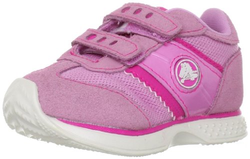 Crocs Crocs Retro Sprint Sneaker 12488-6I6-123, Unisex - Kinder Sneaker, Rosa (Carnation/Neon Magenta), 29 EU von Crocs