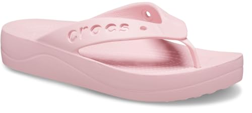 Crocs Damen Baya Plateau-Flip Sandale, Petal pink, 42 EU von Crocs
