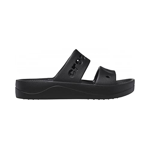 Crocs Damen Baya Platform Sandale, Schwarz, 38 EU von Crocs