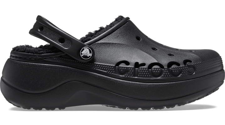 Crocs | Damen | Baya Platform Lined  | Clogs | Schwarz | 41 von Crocs