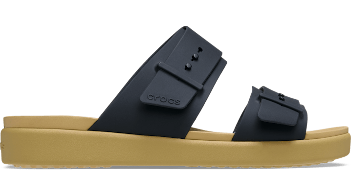 Crocs | Damen | Brooklyn Buckle Low Low | Sandalen | Schwarz | 33 von Crocs