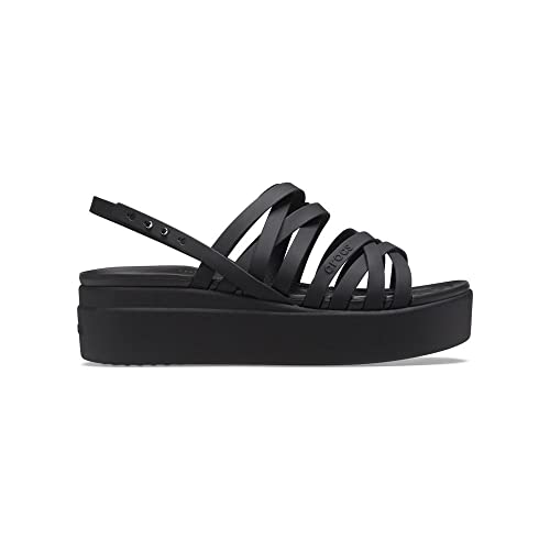 Crocs Herren Brooklyn Strappy Low Wedge Sandalen, Black, 37/38 EU von Crocs