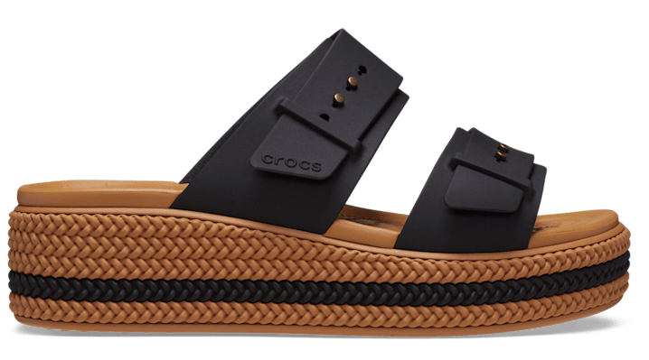 Crocs | Damen | Brooklyn Woven Buckle | Sandalen | Schwarz | 37 von Crocs