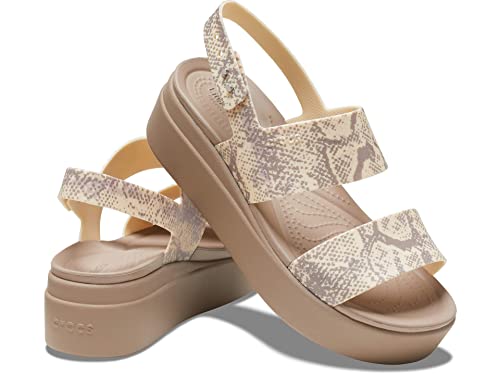 Crocs Damen Brooklyn Low Wedge Sandalen, Vanilla Multi, 39/40 EU von Crocs