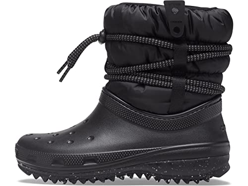 Crocs Damen Classic Neo Puff Luxe Boot W Schneestiefel, Schwarz (Black), 34-35 EU von Crocs