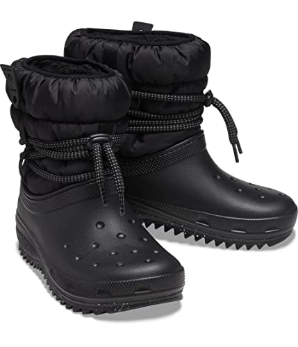 Crocs Damen Classic Neo Puff Luxe Boot W Schneestiefel, Schwarz (Black), 36-37 EU von Crocs